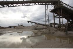 Background Gravel Quarry